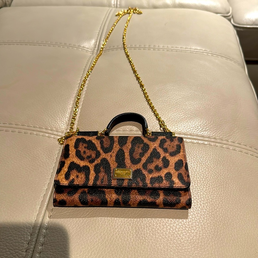 Dolce Gabbana clutch for mobile phone and wallet